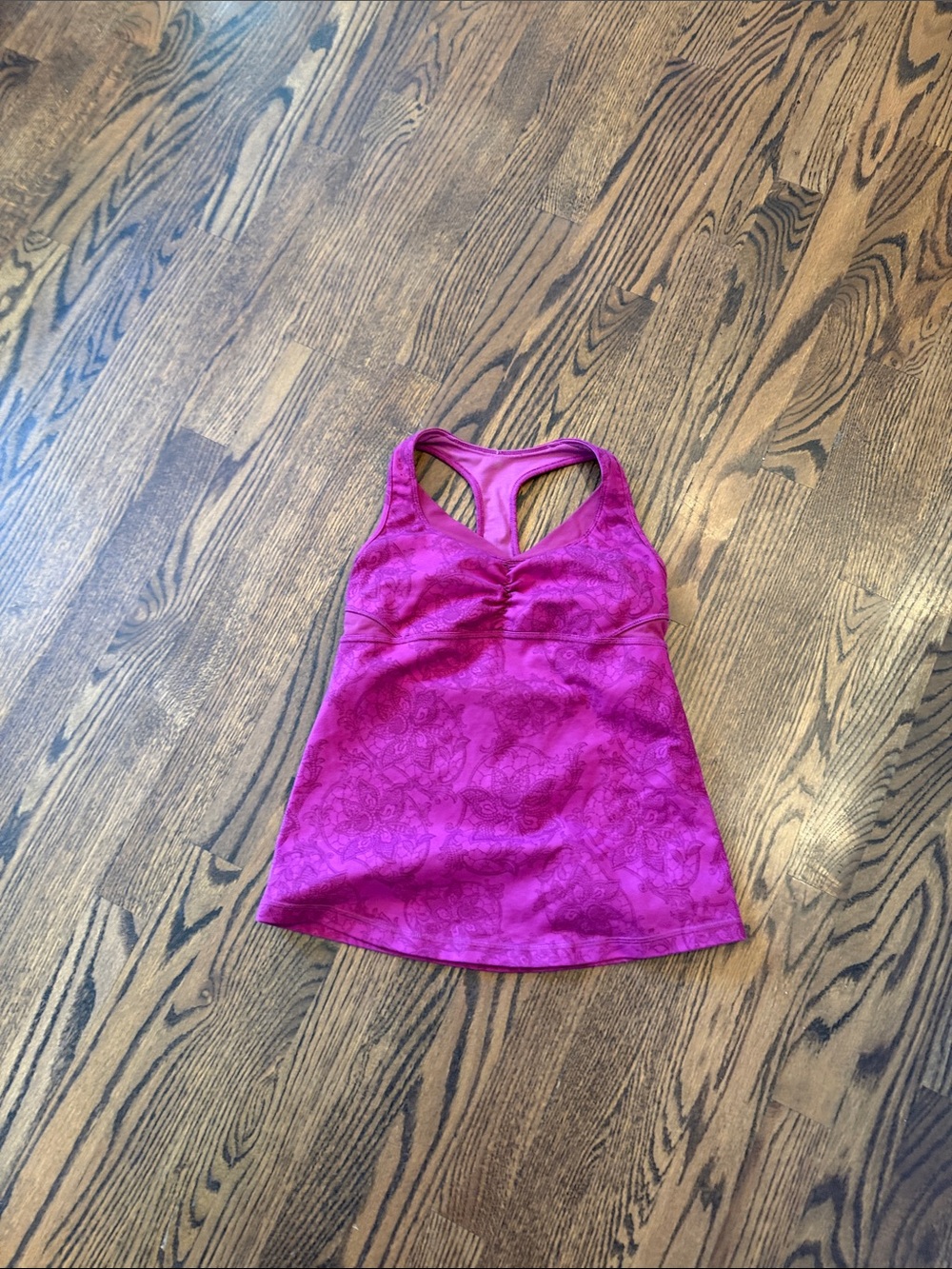 lululemon athletica Fuchsia Racerback Tank Top